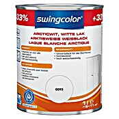 swingcolor Witte lak Arcticwit 0095 (Wit, Zijdemat, 1 l) | BAUHAUS