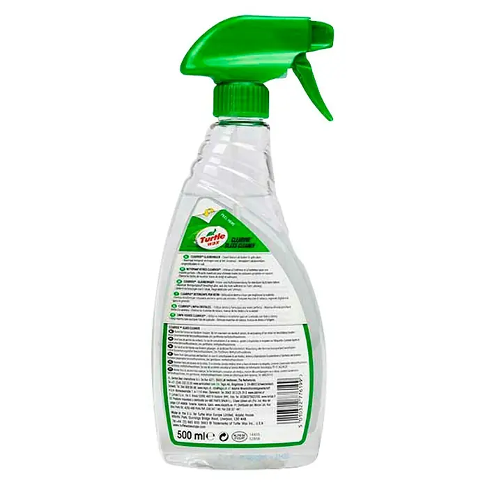Turtle Wax Limpiacristales para coches Clearvue - 500 ml - Turtle Wax Clearvue Limpiacristales con pulverizador. Para una limpieza brillante y sin marcas en superficies de vidrio.