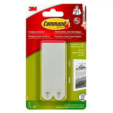 3M Command Cinta engomada 17206