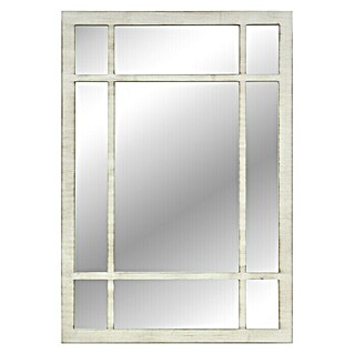 Espejo con marco Julieta (70 x 100 cm, Blanco, Madera)