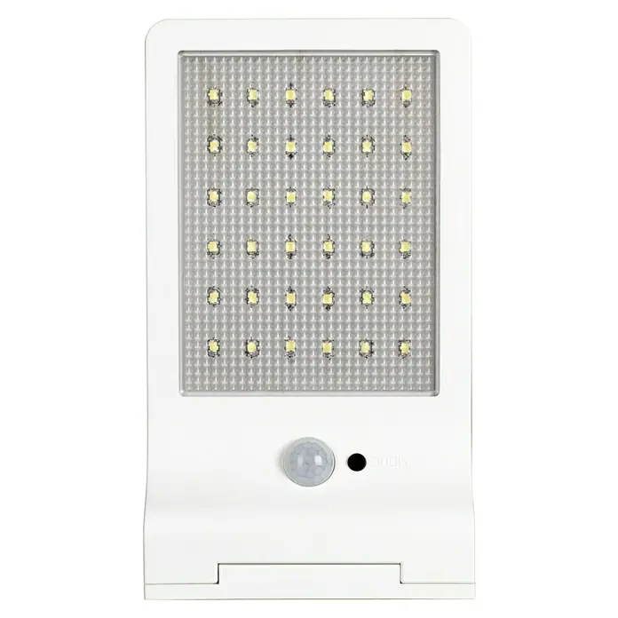 Osram Aplique solar para exterior DoorLED - 3 W, L x An x Al: 19,2 x 11 x 3 cm, Blanco, IP44, 320 lm - Luz solar blanca con sensor de movimiento y área de iluminación LED para uso exterior.