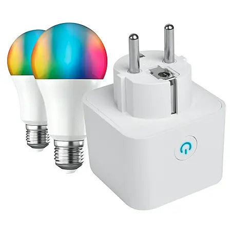 Bombilla LED inteligente pack + enchufe