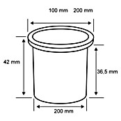 Paulmann Vgradna talna svetilka Aron  (1,5 W, Bele barve, Do x Š: 10 x 20 cm) | 3092 - Einbauleuchten aussen | CAJA - Outdoorleuchten Hochvolt | CAJ - Outdoorleuchten | CA - Beleuchtung | C - Elektro | BAUHAUS