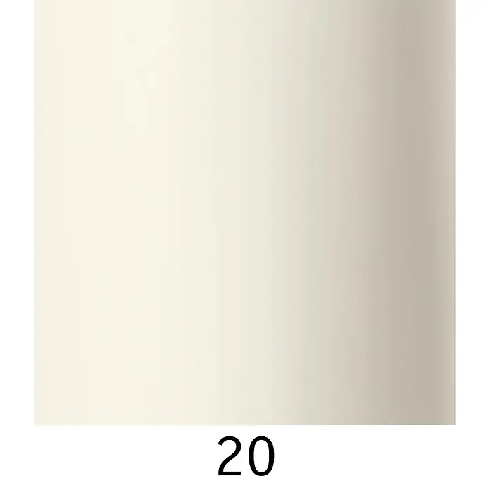 Laternenkerze - Ø x H: 8 x 15 cm, Weiß - Nahaufnahme eines eleganten Möbelelements in sanftem Weiß, das eine moderne und stilvolle Ästhetik vermittelt.