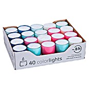 Teelichter Colorlights (40 Stk., Pastell Edition) | BAUHAUS