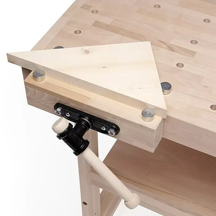 Ramia Hobelbank Advanced 1700 - L x B: 1.700 x 650 mm, Arbeitshöhe: 850 mm, Holz - Detailaufnahme