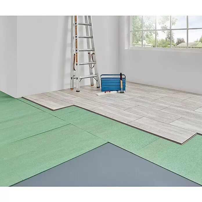 LOGOCLIC Dämmunterlage Eco Wood - 7 m², Stärke: 5 mm - Anwendungsbeispiel