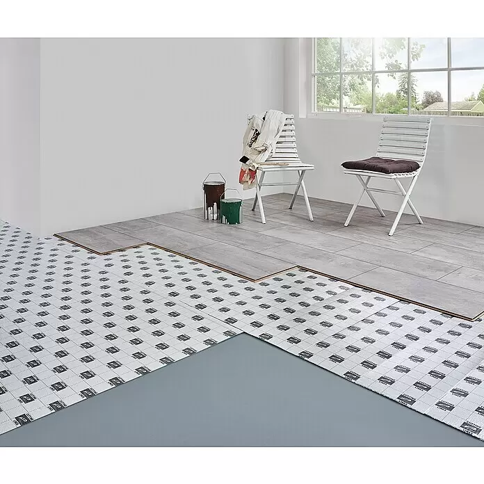 LOGOCLIC Dämmunterlage Extra Aquastop Smart - 10 m², Stärke: 3 mm - Anwendungsbeispiel