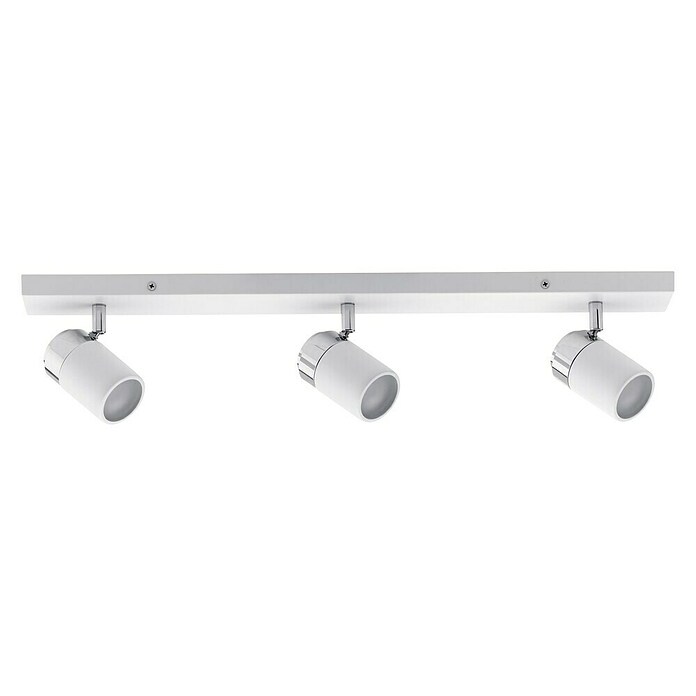 Paulmann Foco de una luz (3 × 10 W, Blanco/Cromado, L x An x Al: 7 x 60 x 11 cm, 3 luces)