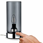 Paulmann Lámpara de sobremesa (20 W, Humo, Altura: 24,4 cm)