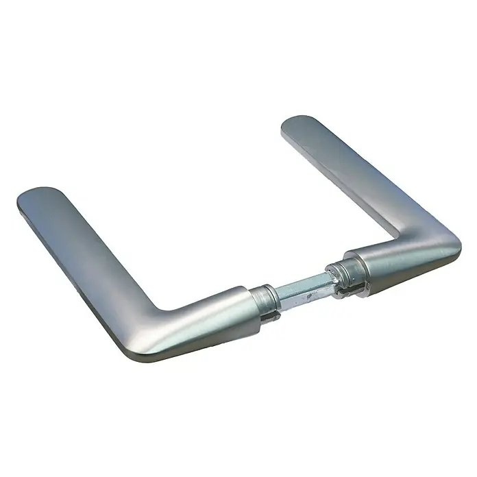 Diamond Doors Creative Drückerpaar Roswell - Passend für: Glastüren, Samtgrau - Türgriff aus Edelstahl mit modernem Design für Innentüren. Ein zeitloses Element für jedes Zuhause.