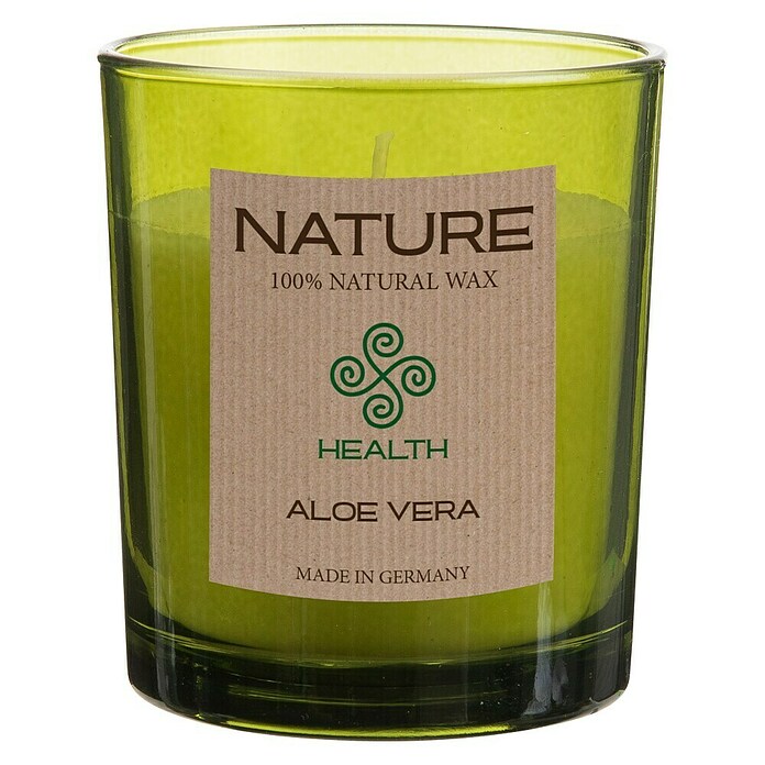Duftkerze Sences of Nature (Im Glas, Aloe Vera, Ø x H: 7 x 8,5 cm) | BAUHAUS