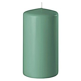 Stumpenkerze Safe (Ø x H: 7 x 13 cm, Smaragd)