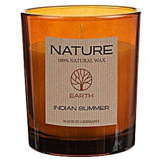 Duftkerze Sences of Nature (Im Glas, Indian Summer, Ø x H: 7 x 8,5 cm)