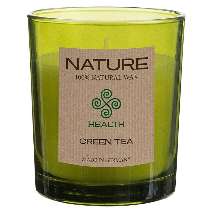 Duftkerze Sences of Nature (Im Glas, Green Tea, Ø x H: 7 x 8,5 cm) | BAUHAUS