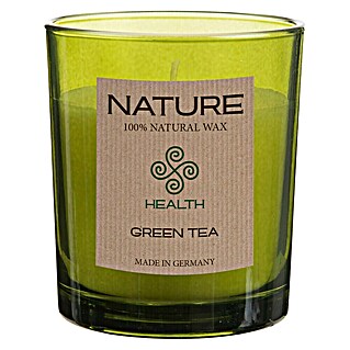 Duftkerze Sences of Nature (Im Glas, Green Tea, Ø x H: 7 x 8,5 cm)