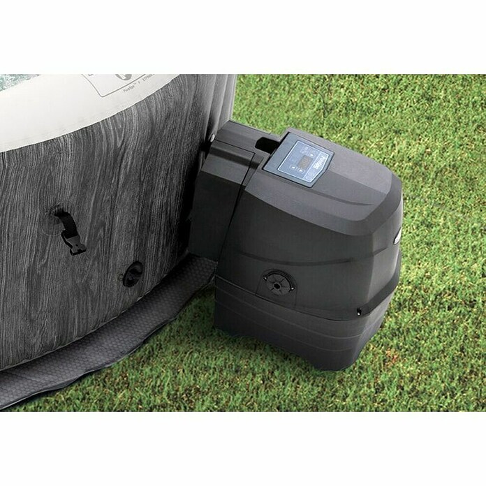 Intex Pure Spa Mobil-Whirlpool Greywood Deluxe (Ø x H: 216 x 71 cm, Grau/Weiß, 1.098 l) | BAUHAUS