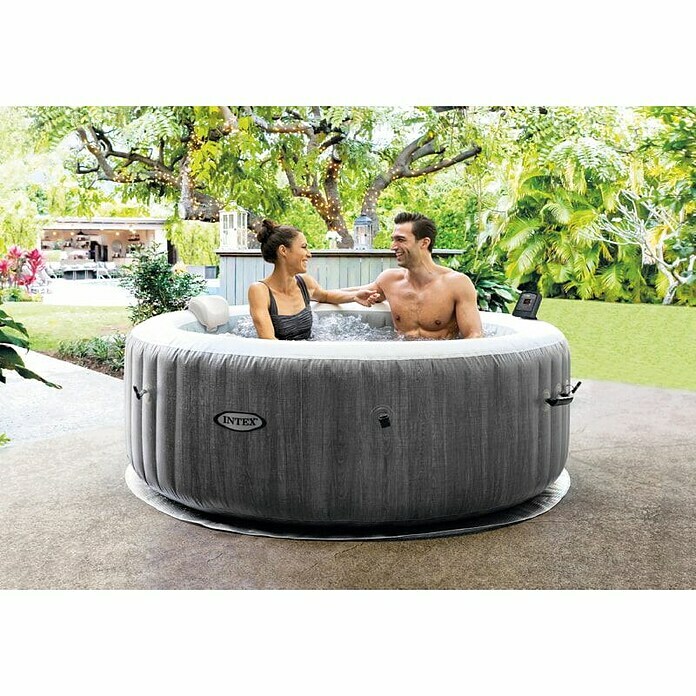 Intex Pure Spa Außen-Whirlpool Greywood DeluxeØ x H: 216 x 71 cm, 1.098 l, Geeignet für: 6 Erwachsene Mood Shot