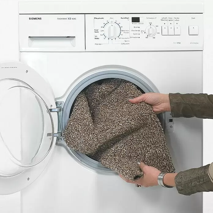 Astra Fußmatte Entra SaugaktivUni, Beige, 60 x 75 cm, Material Nutzschicht: 100 % Baumwolle