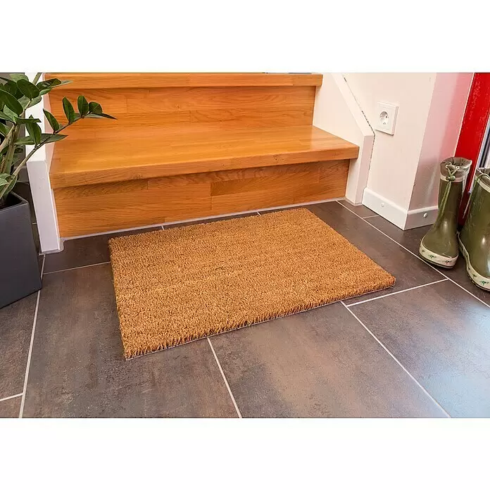 Astra Fußmatte - 50 x 80 cm, Natur, Kokosvelours, Kokos - Stimmungsaufnahme