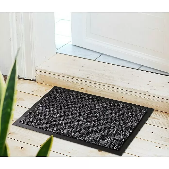 Astra Schmutzfangmatte Achat - Anthrazit, 60 x 80 cm, Material Nutzschicht: 100 % Polypropylen - Stimmungsaufnahme