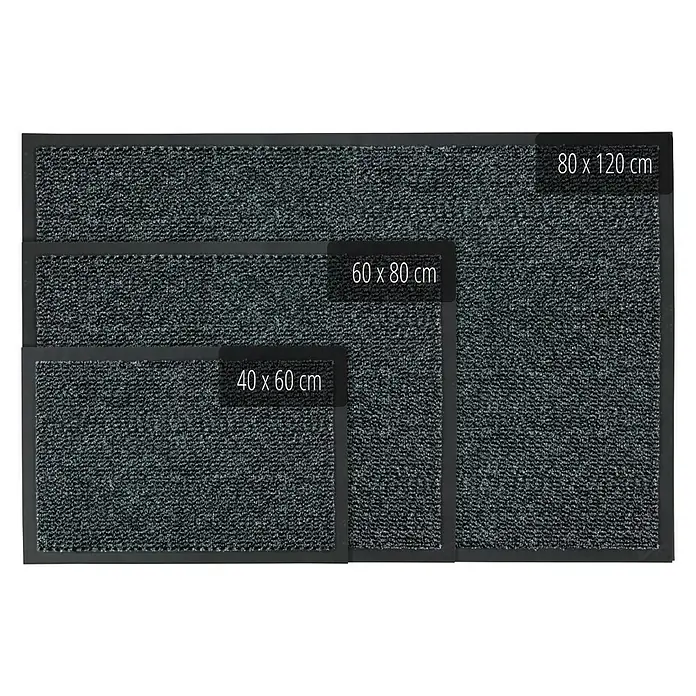 Astra Schmutzfangmatte Achat - Blau, 120 x 80 cm, Material Nutzschicht: 100 % Polypropylen - Fußmatte in drei Größen: 40x60 cm, 60x80 cm und 80x120 cm. Ideal für den Innen- und Außenbereich, robust und schmutzabweisend.