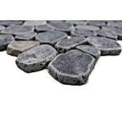 Mosaikfliese Kiesel XKS 402 (31,5 x 31,5 cm, Schwarz, Matt) | BAUHAUS