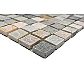 Mosaikfliese Quadrat XQM 10XS (30,5 x 30,5 cm, Beige/Grau, Matt)