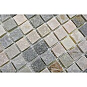 Mosaikfliese Quadrat XQM 10XS (30,5 x 30,5 cm, Beige/Grau, Matt)