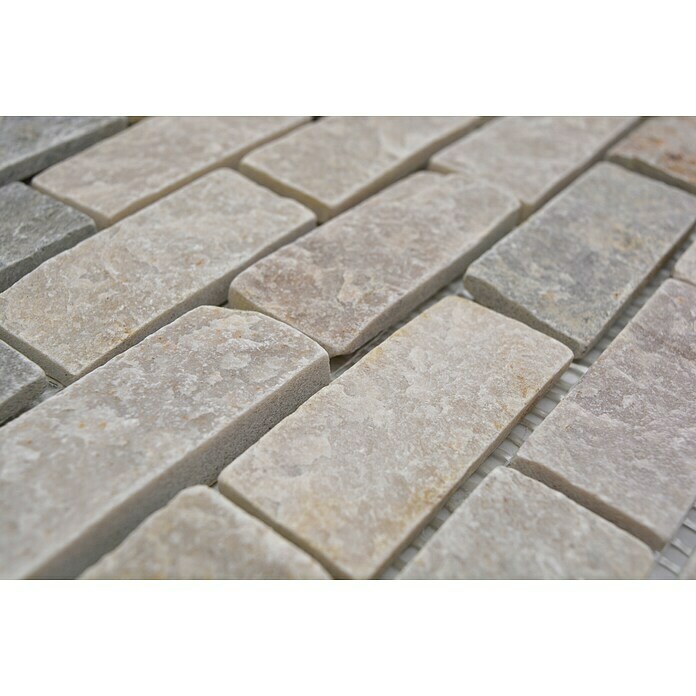 Mosaikfliese Brick XQM 13IL (30,5 x 30,5 cm, Beige, Matt)