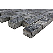 Mosaikfliese Brick XMI 117 (30,5 x 32,5 cm, Silbergrau, Poliert)