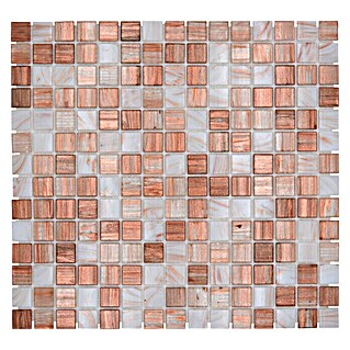 Mosaikfliese Quadrat Mix GM GS 101188 (32,7 x 30,5 cm, Beige/Braun/Weiß, Matt)
