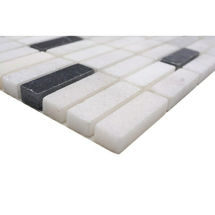 Mosaikfliese Koloni XNT 42828 (30,5 x 30,5 cm, Weiß, Matt)