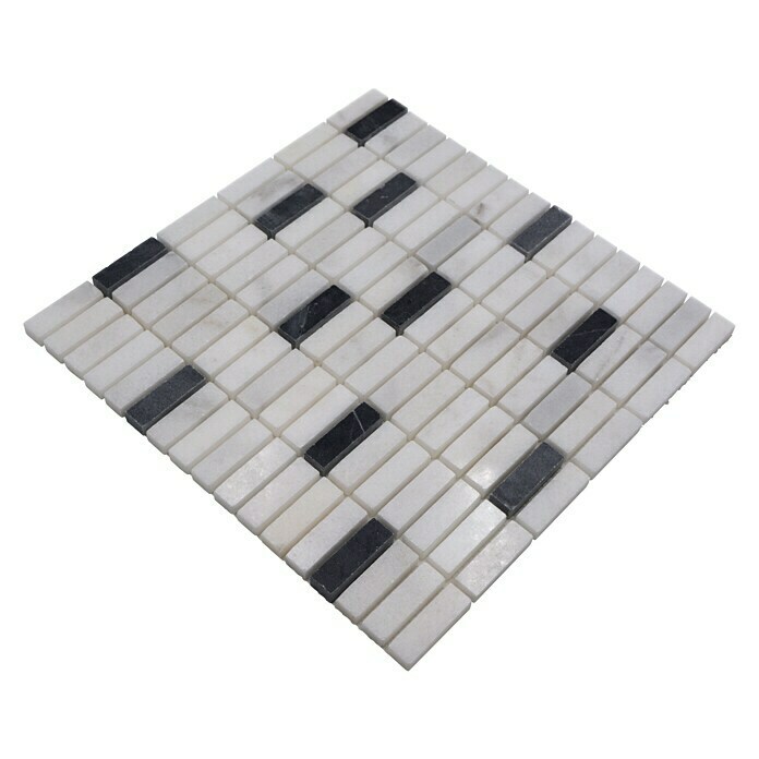 Mosaikfliese Koloni XNT 42828 (30,5 x 30,5 cm, Weiß, Matt)