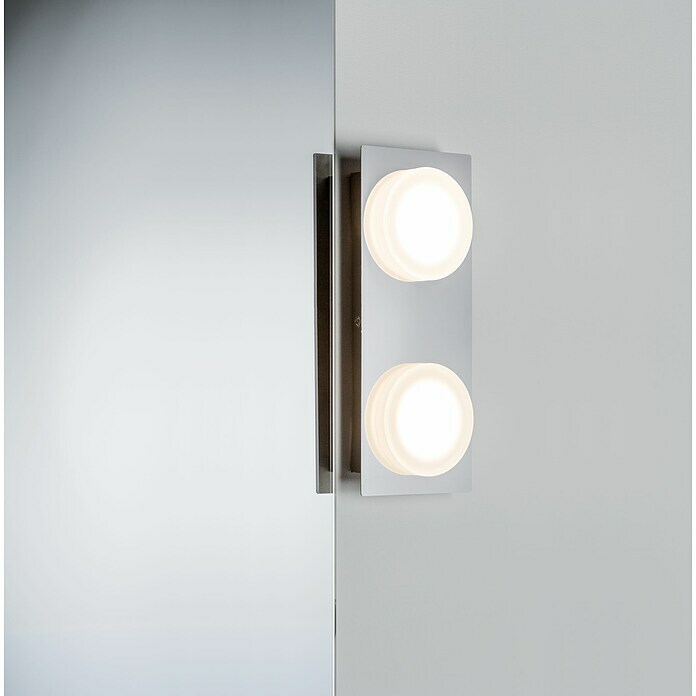 Paulmann Zidna i stropna LED svjetiljka (null, Krom, D x Š x V: 4,2 x 23 x 9,5 cm)