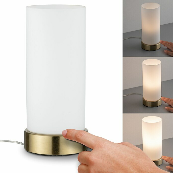 Paulmann Lámpara de sobremesa (20 W, Latón, Altura: 24,4 mm)