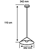 Paulmann Neordic Pendelleuchte (20 W, Softgrün, Höhe: 34,2 cm)