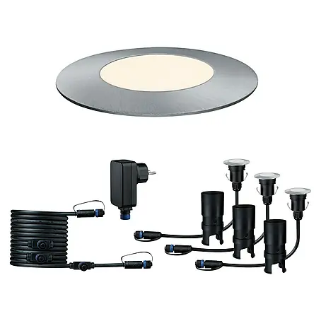 Paulmann Plug & Shine Basis-Set LED-Bodeneinbauleuchte Floor Mini