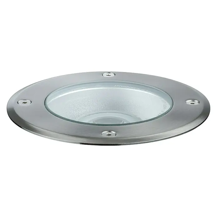 Paulmann Plug & Shine LED-Gartenspot - 6 W, Warmweiß, IP67, Ø x H: 14 x 15 cm, Abstrahlwinkel: 20 ° - Bodeneinbaustrahler mit runder Edelstahlblende und klarer Glasabdeckung für den Außenbereich. Robust und stilvoll für Garten und Terrasse.