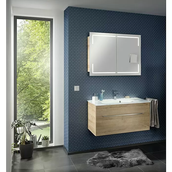 Camargue Stella Einbauwaschbecken - 100 x 50,1 cm, Weiß - Stimmungsaufnahme