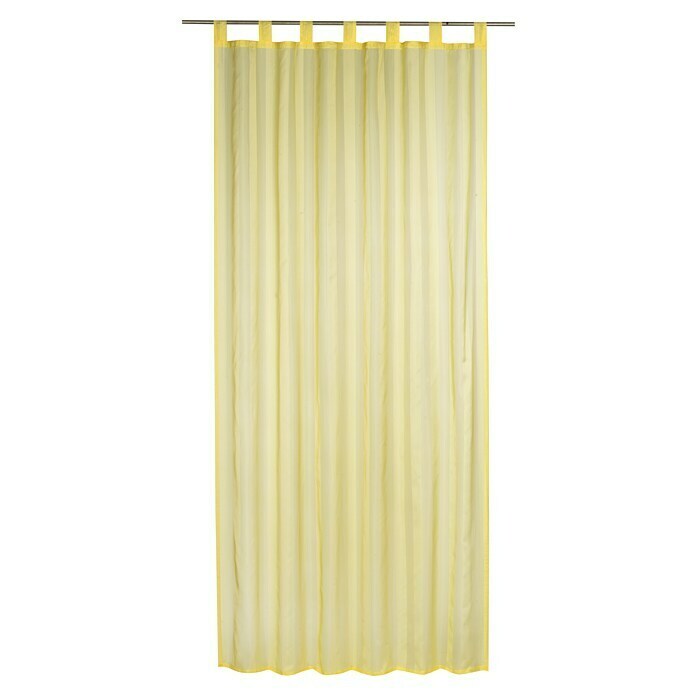 Elbersdrucke Schlaufenschal Streifenvoile (Gelb, B x H: 140 x 255 cm, 100%  Polyester) | BAUHAUS