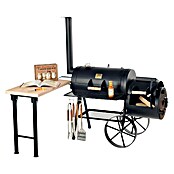 Rumo Barbeque Smoker Classic (Mit Rollwagen, Grillfläche Garkammer: 74 x 39 cm)