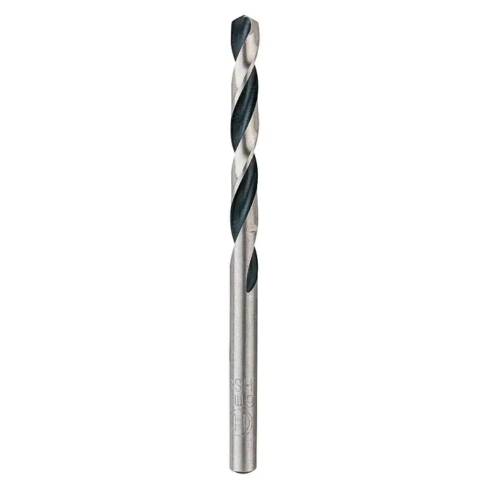 Bosch Broca para metal PointTeQ - 10 ud., Diámetro de la broca: 1,4 mm - Primer plano de una broca metálica con estrías en espiral, diseñada para perforaciones de precisión en diversos materiales.