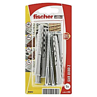 Fischer Constructieplug Z (Pluglengte: 80 mm, Diameter plug: 8 mm, Met schroeven, 5 st.)