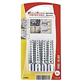 Fischer Spreidpluggen FMD 10 x 60 K NV (Ø x l: 10 x 60 mm, 4 st., Metaal)