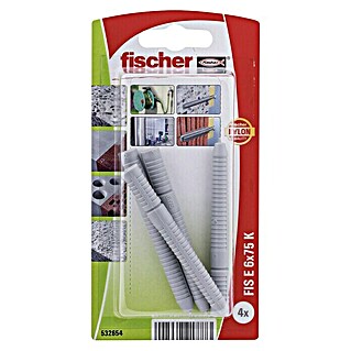 Fischer Injectiehuls / Binnendraadanker FIS E 6 x 75 K K NV (Ø x l: 6 x 75 mm, 4 st., Nylon)