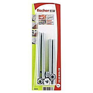 Fischer Draadstang (Schroefdraad: M 10, Lengte: 120 mm, Staal)