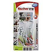 Fischer Duopower Pluggenset (Diameter plug: 5 mm, Pluglengte: 25 mm, Schroefhaak, 8 stk.)