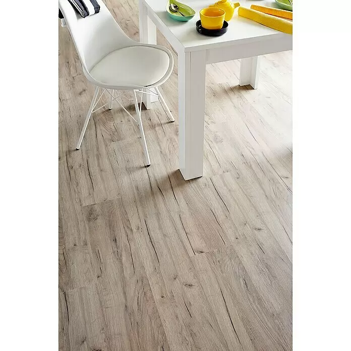 LOGOCLIC Family Laminatmuster Eiche Esperia - 297 x 195 x 1 mm, Landhausdiele - Stimmungsaufnahme