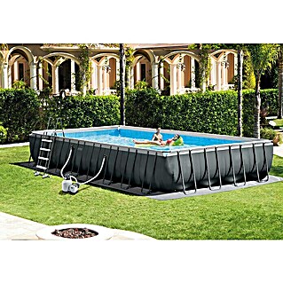 Intex Bazen s okvirom Ultra Quadra XTR (D x Š x V: 975 x 488 x 132 cm, Antracit, 54.368 l)